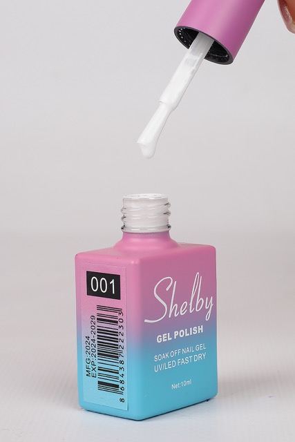 لاک ژل ۱۰ میل شلبی سفید 001