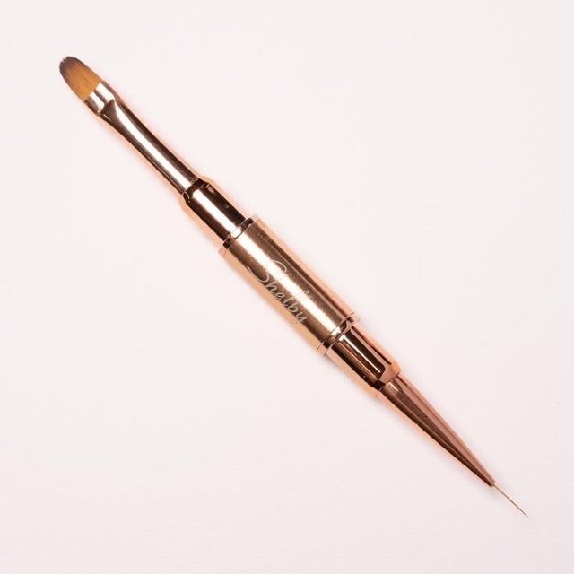 قلم ژل دو سر شلبی (زبانه گربه ای و لاینر)