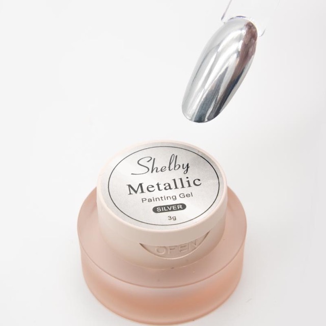 متالیک ژل نقره ای ۳ گرمی